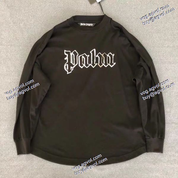 2020秋冬 人気商品 Palm Angels コピー ブランド 長袖Tシャツ パーム エンジェルス 2色可選